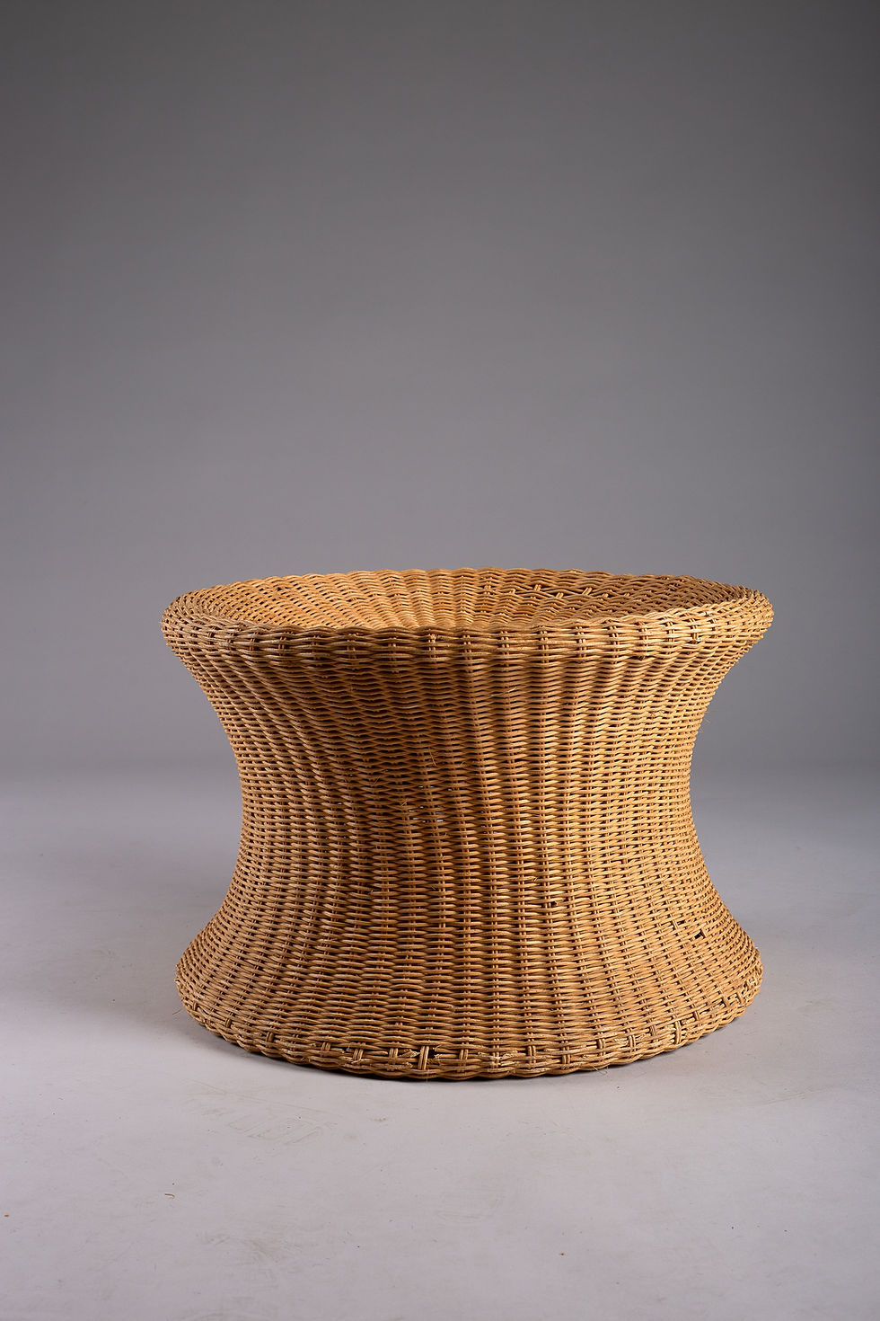 Thumbnail: Eero Aarnio, 1960's wicker Juttu stool for Artek