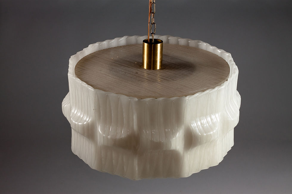 Thumbnail: Valinte Oy, 1970's big acrylic pendant lamp, Finland