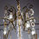 Thumbnail: Paavo Tynell, 1940s brass chandelier 1487 for Taito Oy.