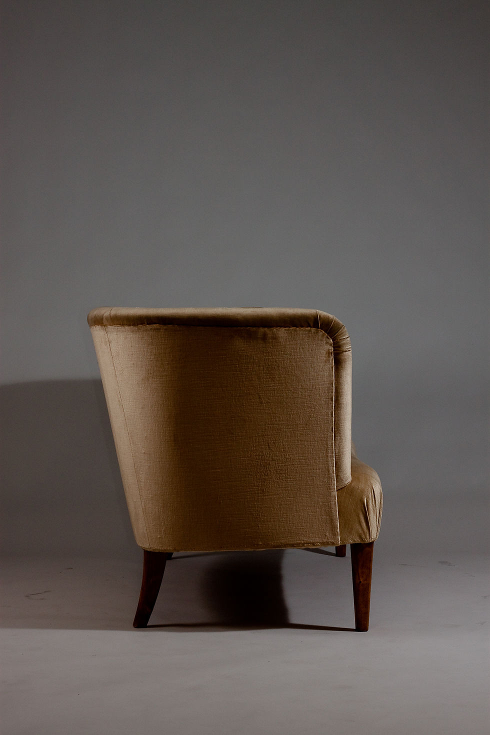 Thumbnail: Werner West, Finnish 1950's bent sofa "Royal" for Stockman Oy, Finland