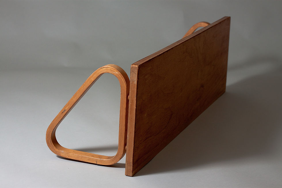 Thumbnail: Alvar Aalto, 1930s early honey patina wall shelf