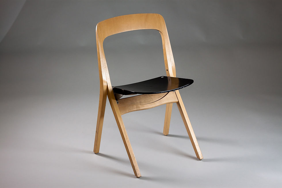 Thumbnail: Carl-Johan Boman, 1960's folding chairs, Schaumann, Finland