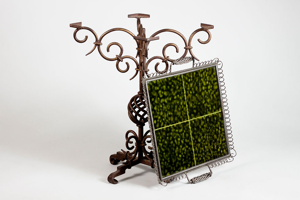 Thumbnail: Taidetakomo Hakkarainen 1920/30s Wrought Iron Serving Table