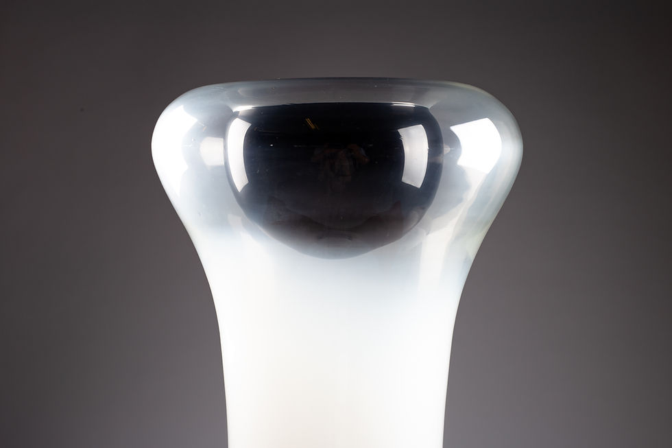 Mangiarotti Angelo, Saffo glass table lamp, Italy, 1960s