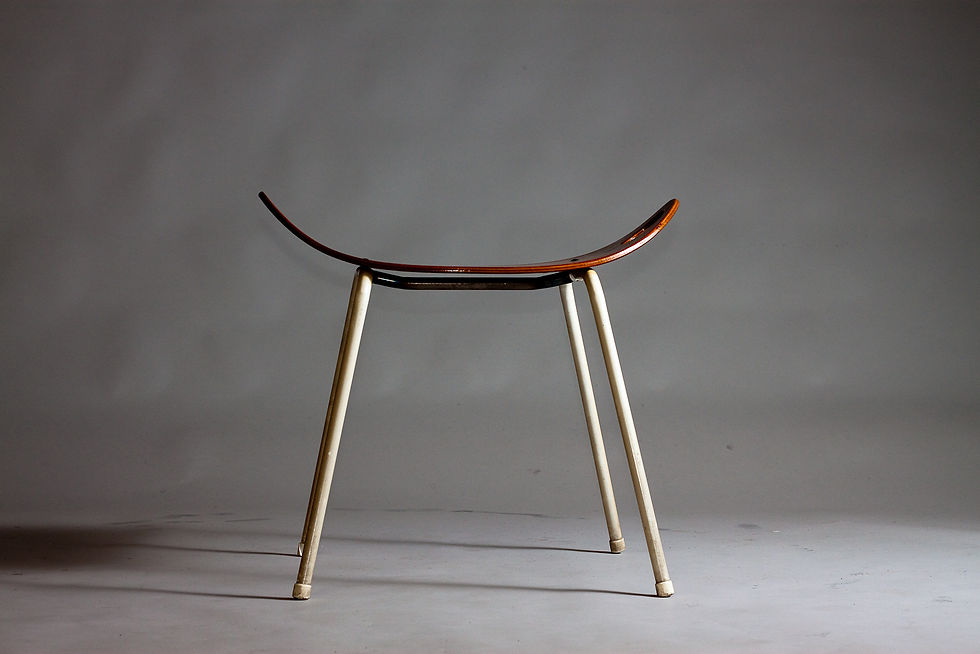 Thumbnail: Ola "Olof" Kettunen, 1950s Stool for Merva, Merivaara, Finland