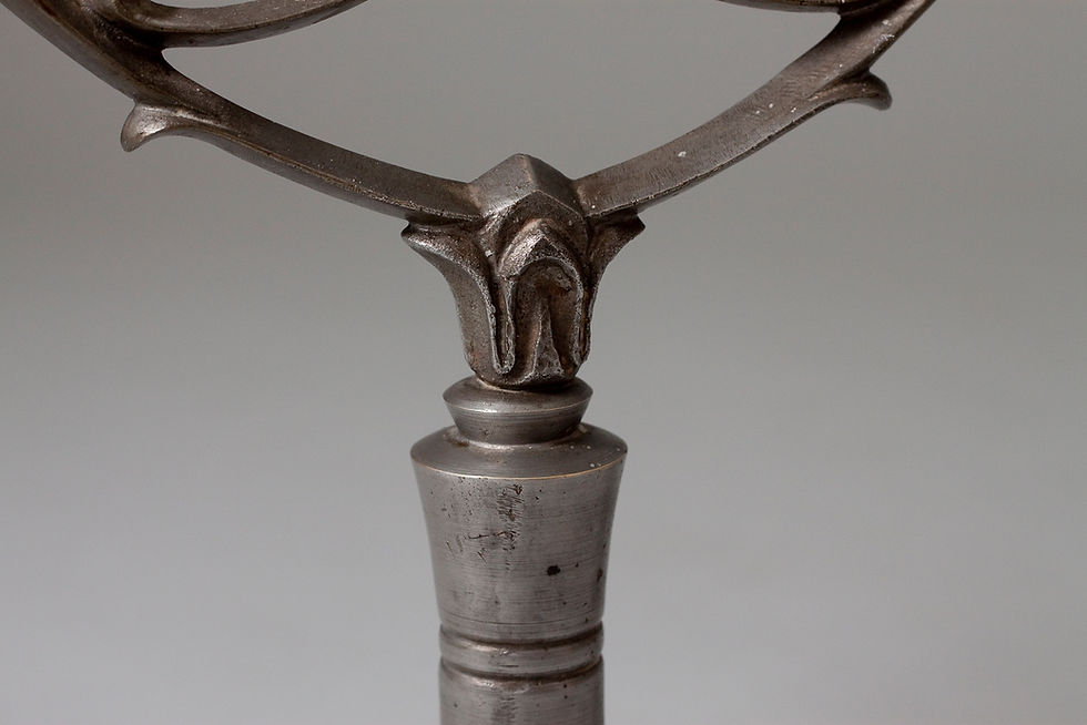 Thumbnail: Rare Large 1930s Candle Stick by Paavo Tynell for Taito Oy, Finland