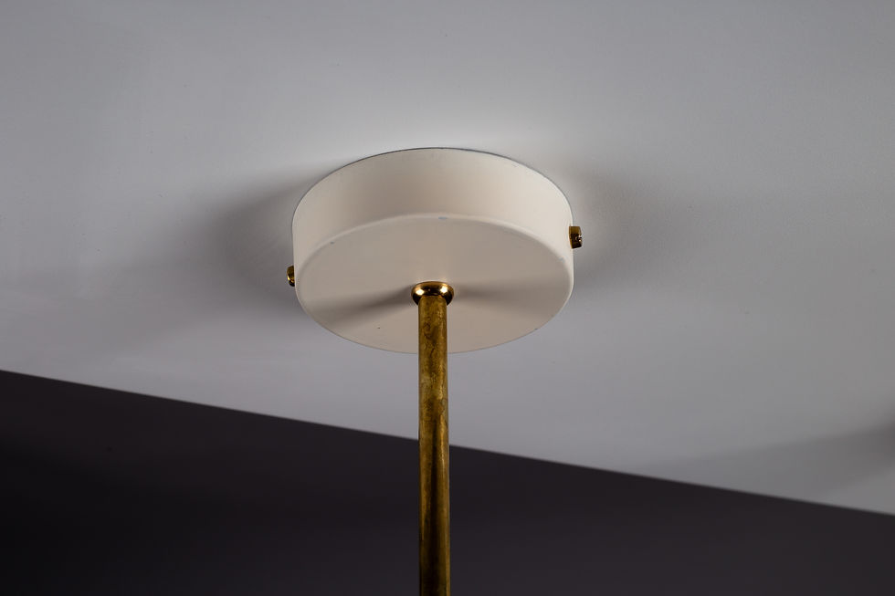 Thumbnail: Paavo Tynell, pair of 1950s ceiling/wall lamps, Idman Oy
