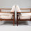 Thumbnail: Pair of Elegant 1960s Scandinavian Modern Teak Arm Chairs