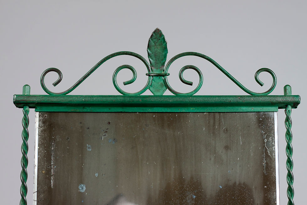 Thumbnail: Finnish 1930s Wall Mirror by Taidetakomo Hakkarainen