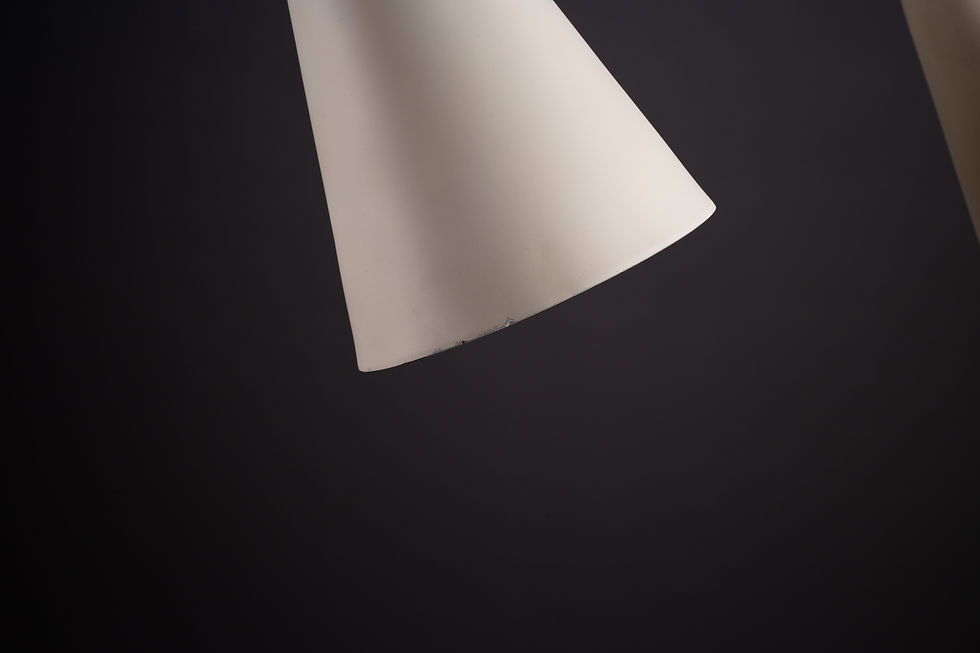 Thumbnail: Paavo Tynell, pair of 1950s ceiling/wall lamps, Idman Oy