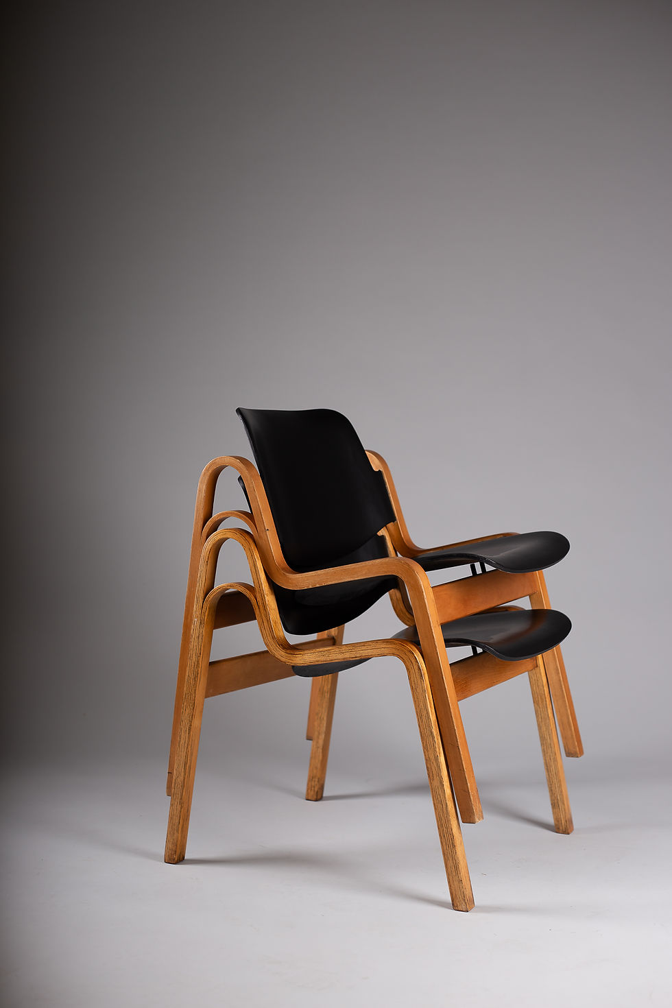 Thumbnail: Ilmari Tapiovaara, pair of 1950s Wilhelmiina chairs, Wilh. Schauman Ltd