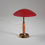 Thumbnail: Finnish desk lamp Precenta Oy idman scandinavian design nordic vintage midcentury modern red desk lighting