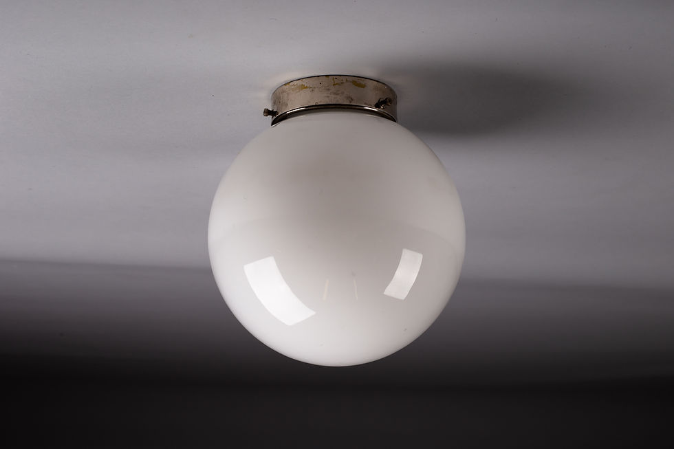 Thumbnail: Paavo Tynell,  c. 1940's flush mount, Idman Oy, Finland