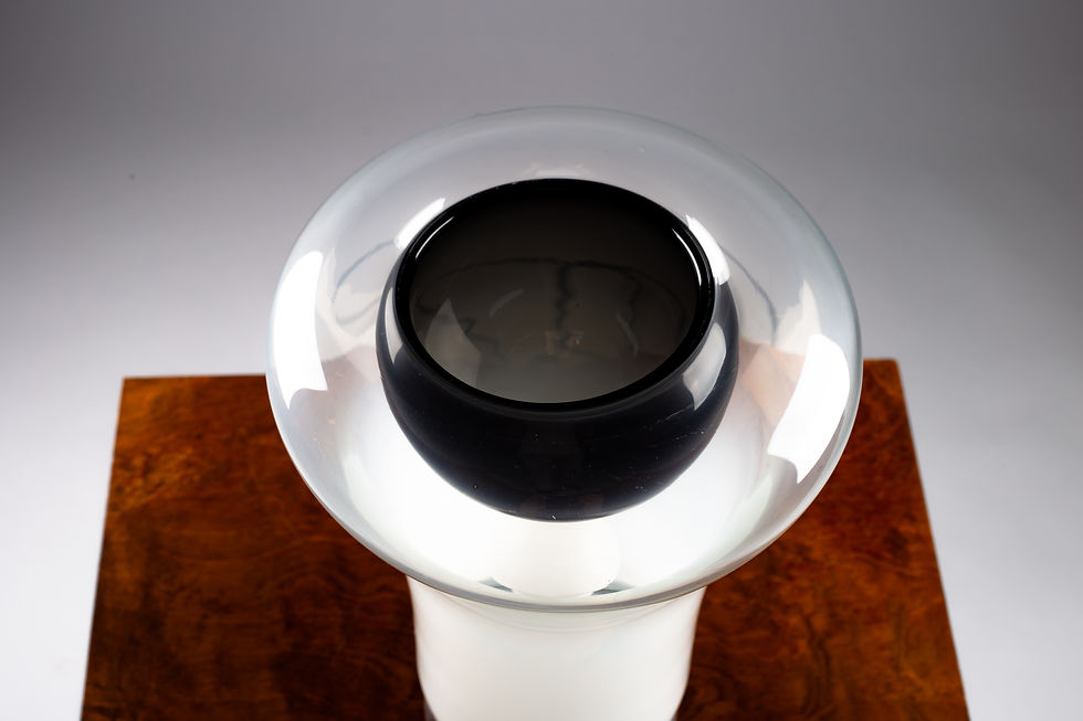 Thumbnail: Mangiarotti Angelo, Saffo glass table lamp, Italy, 1960s