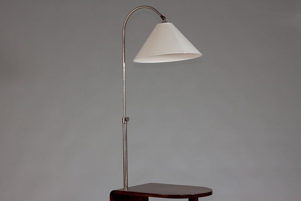Thumbnail: Maija Heikinheimo, 1930's  side table with a lamp