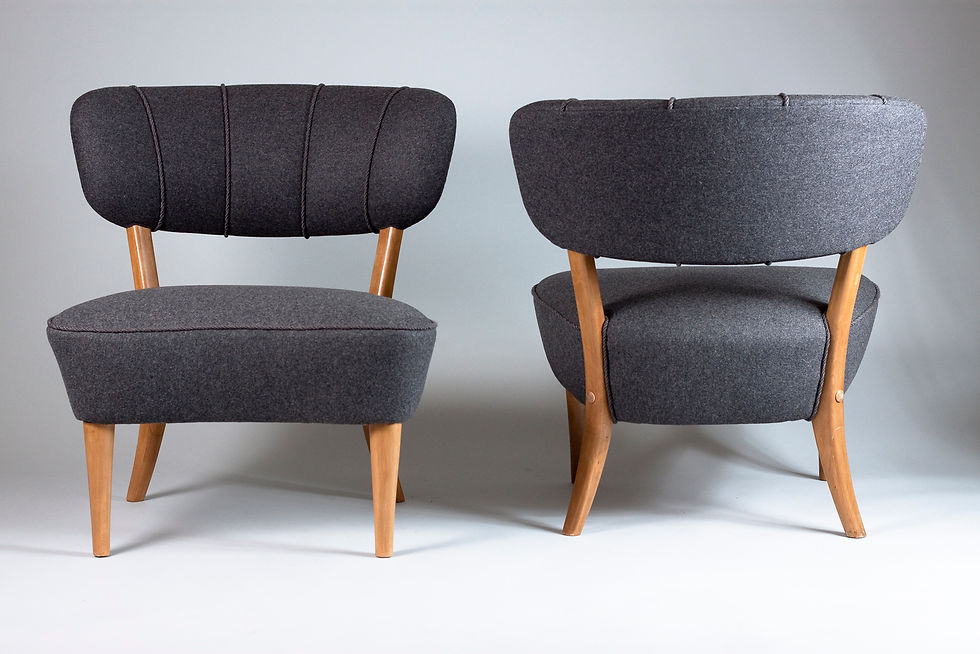 Thumbnail: Pair of 1940s Lounge Chairs by Lisa Johansson-Pape, Stockmann, Finland