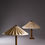 Thumbnail: Pair of large wooden modernist table lamps, 1930s, Finland