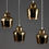 Thumbnail: Alvar Aalto, set of 4 circa 1950's "Golden bell" A330 pendants, Valaist