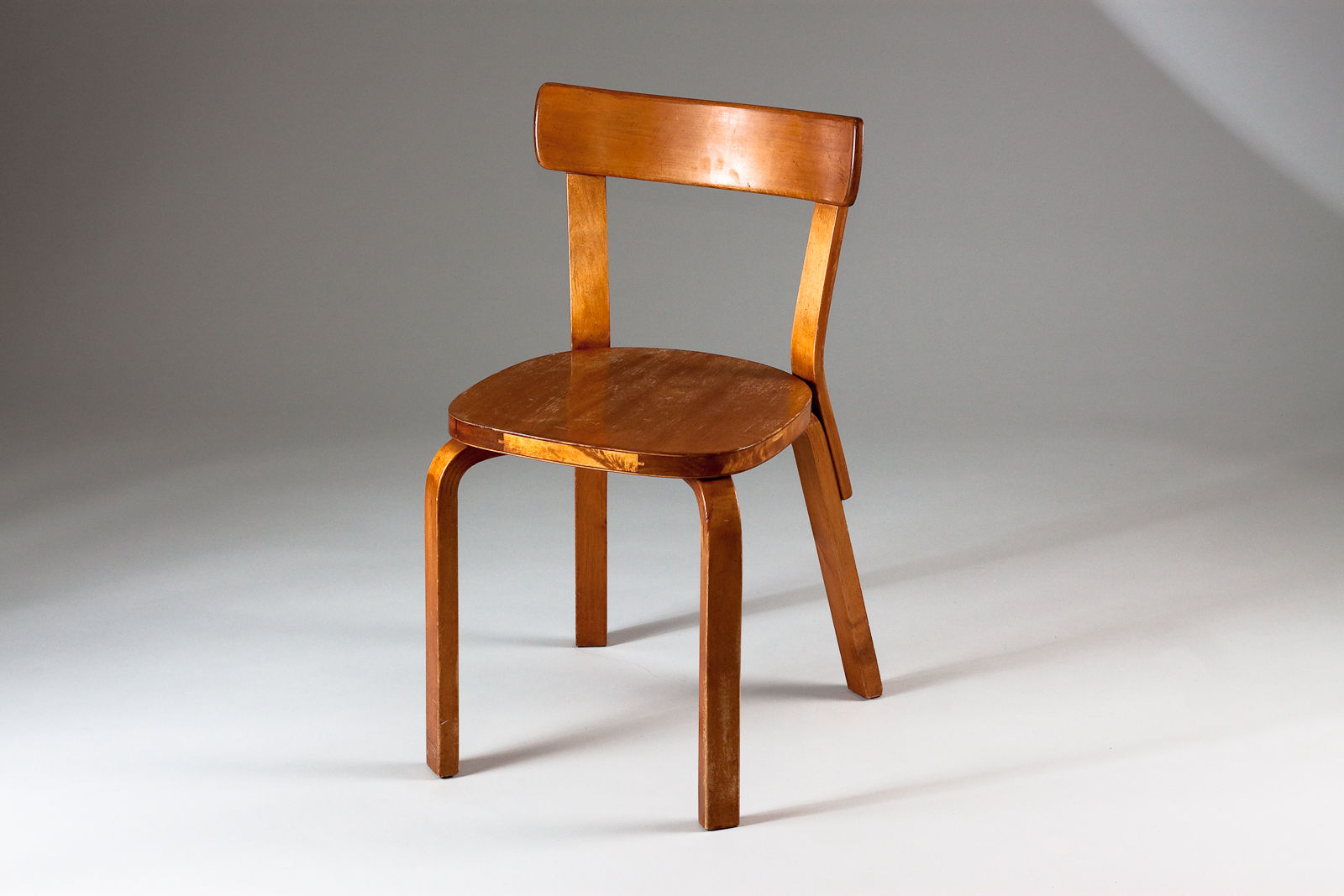 Alvar Aalto, 1930's chair 69 with great color and patina
