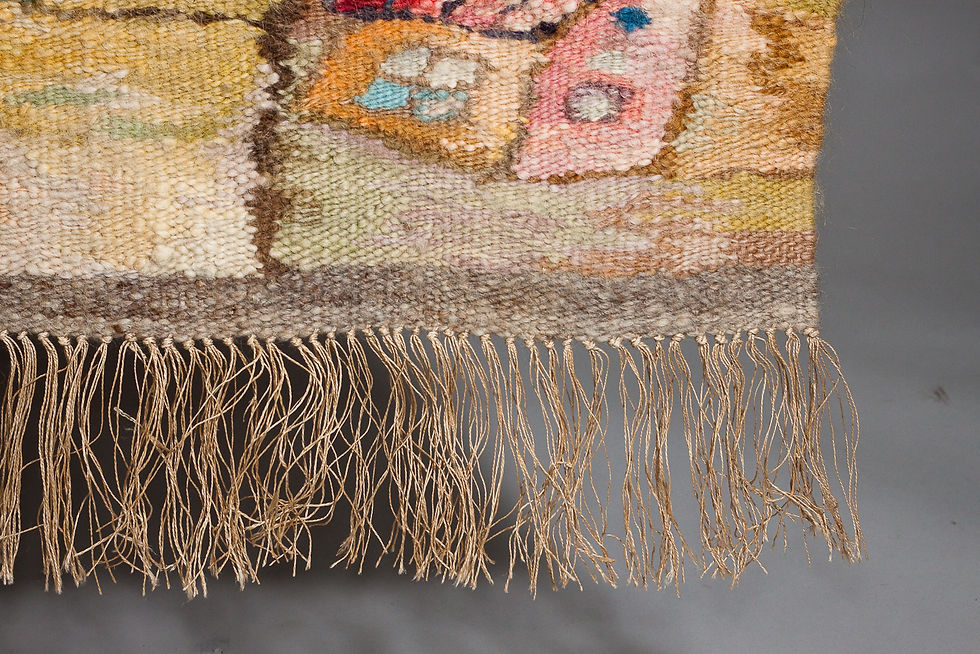 Thumbnail: Mid-century modern big Wall hanging, Théo Tobiasse, H.C. Anderssen motif