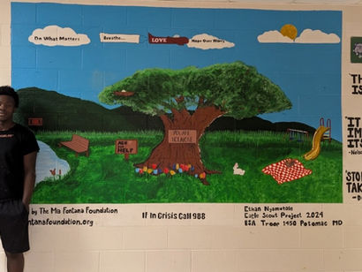 Mental Health Mural: Mia’s Impact on a Local School