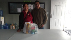 Our cook Esmeralda with her husband