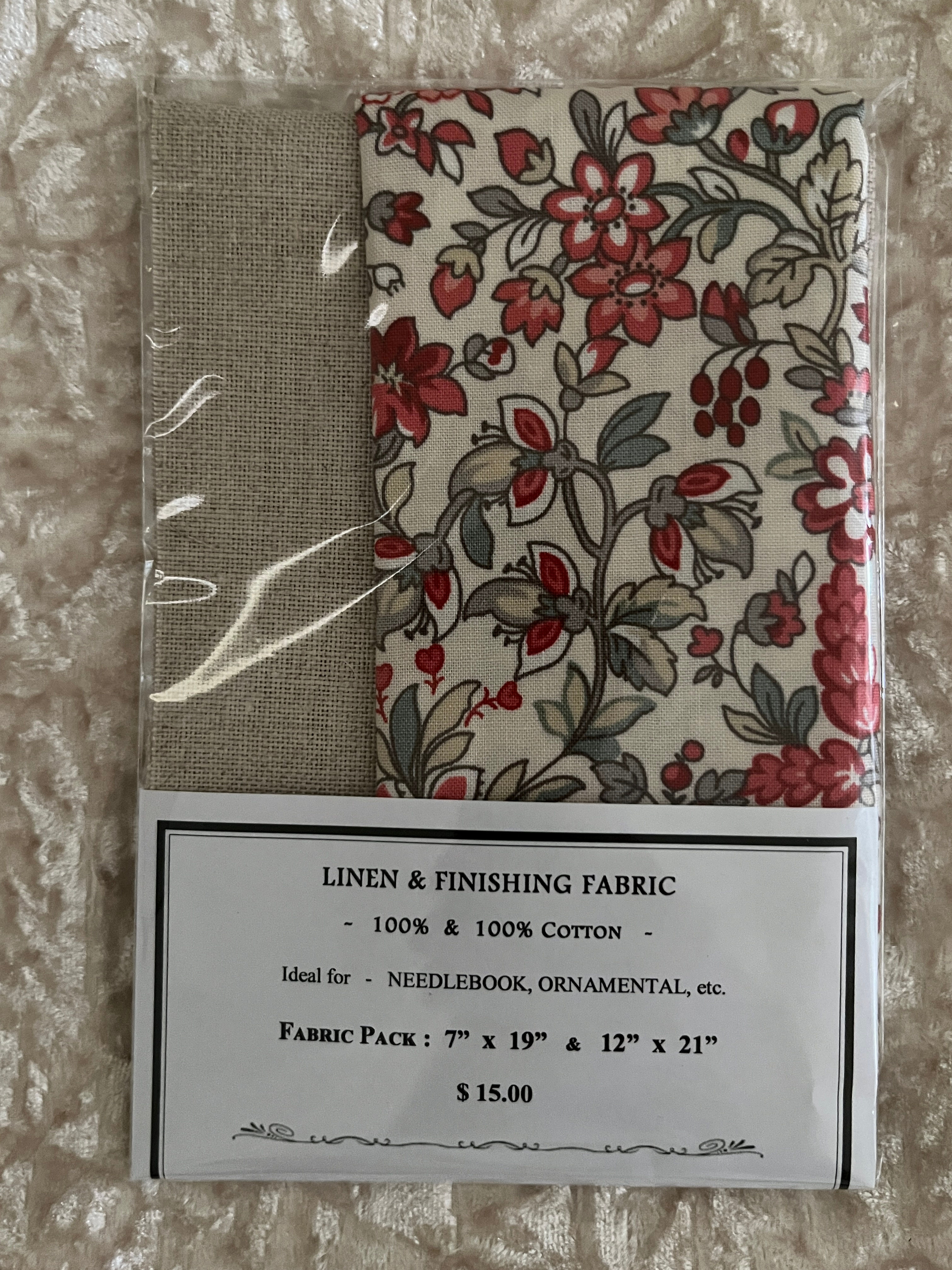 1248. Linen & Finishing Fabric Pack