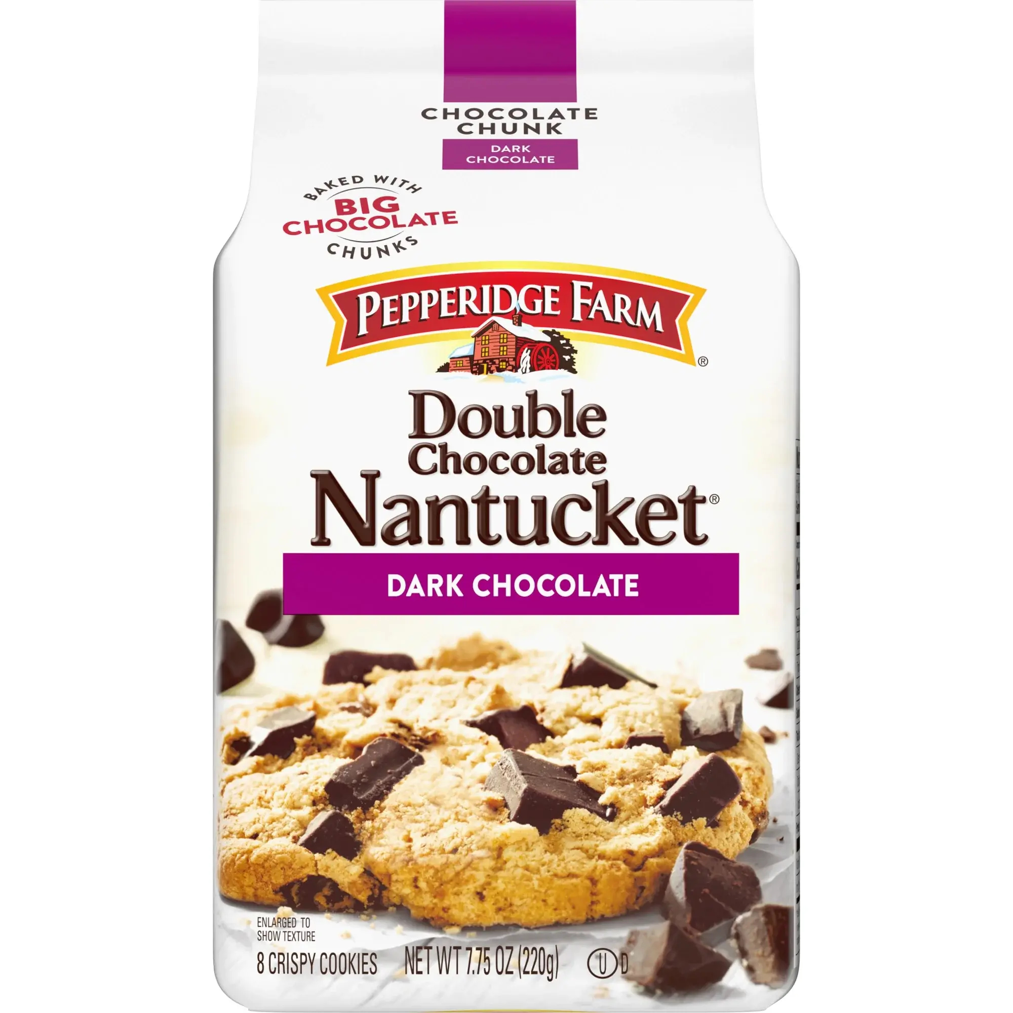Pepperidge Farm Nantucket Dark Chocolate 8 Cookies 7.75 Oz