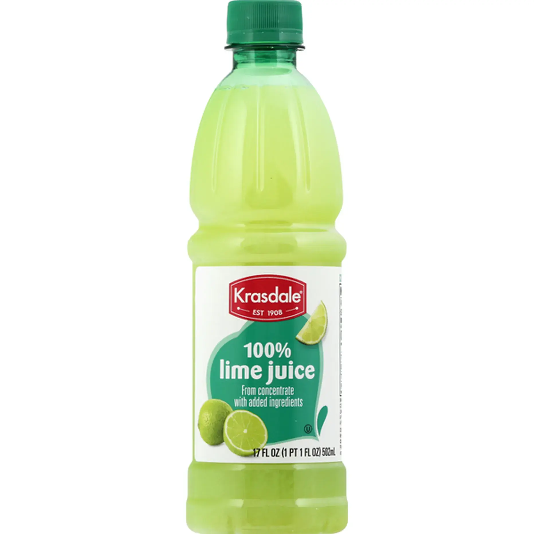 Krasdale 100% Lime Juice 17 Fl Oz