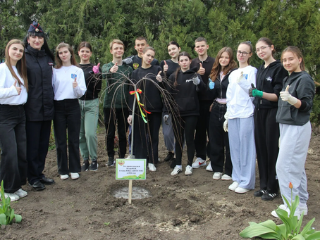 В нашей школе прошел День древонасаждения: ЮИД и Госавтоинспекция продолжают зеленую традицию