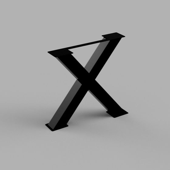 pied de table X décalé