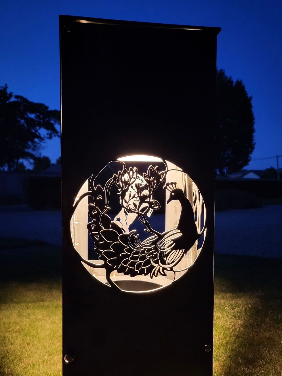 Miniature : poteau lumineux personnalisable