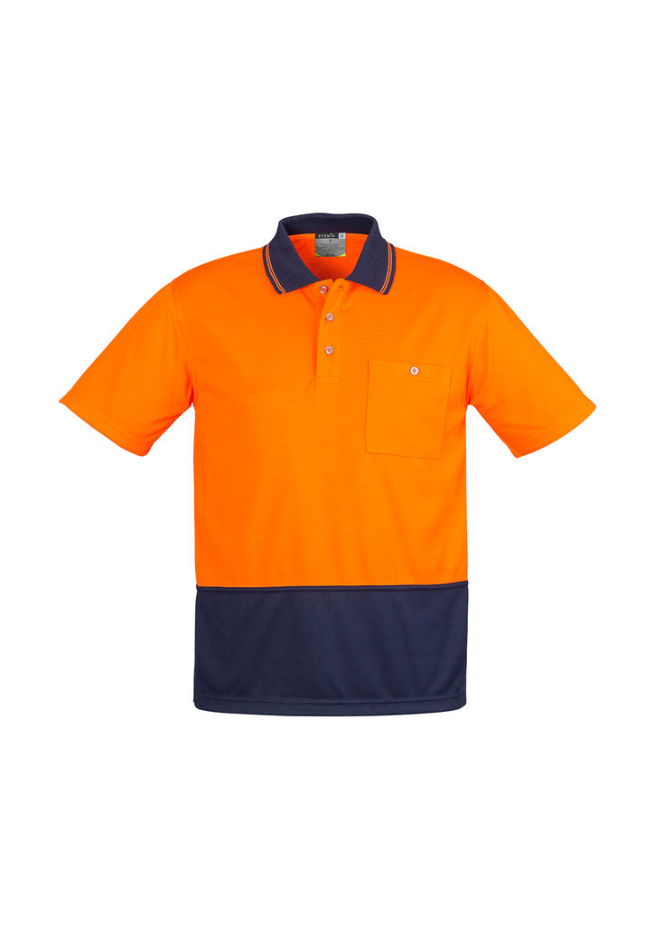 Thumbnail: ZH231 Unisex Hi Vis Basic Spliced Polo - Short Sleeve