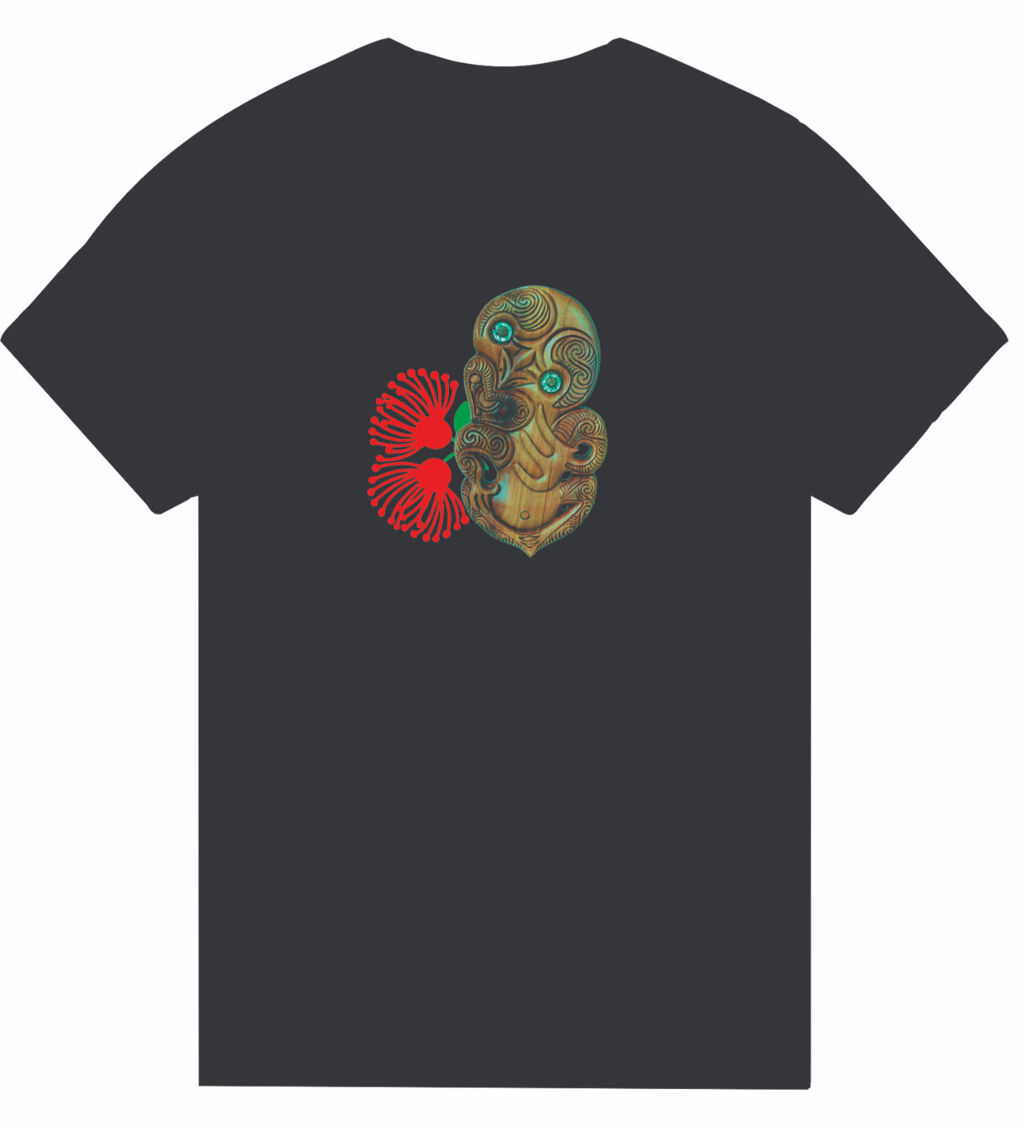 NZ059 Tiki With Pohutukawa