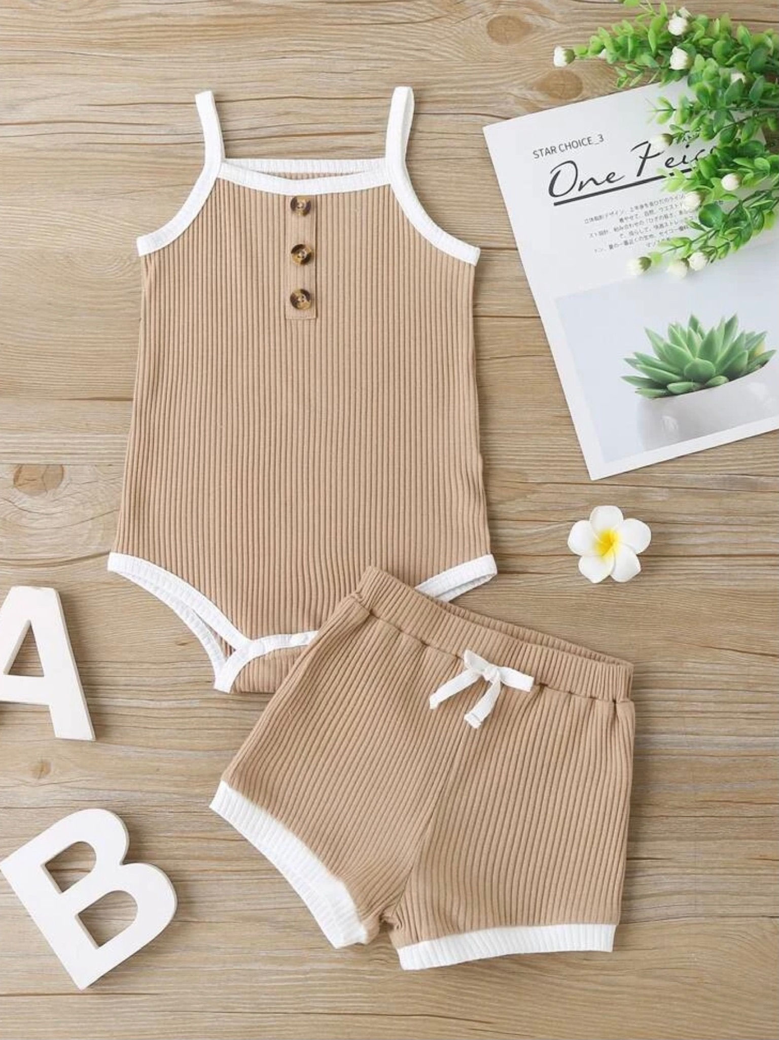 Singlet Retro Piped Set