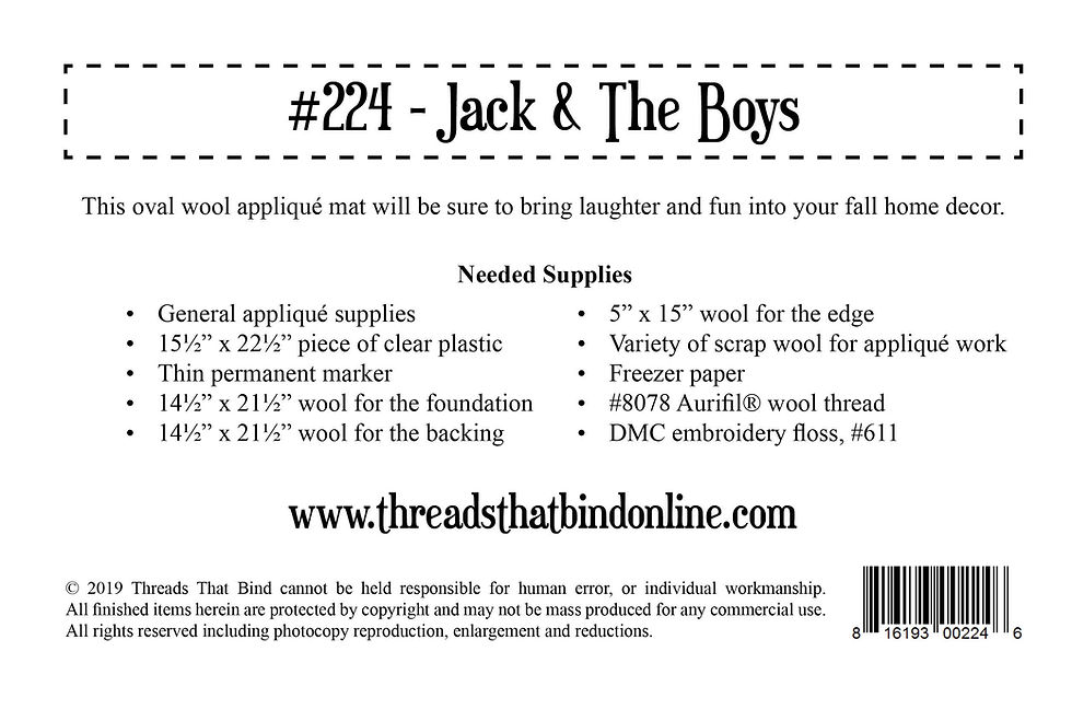 Thumbnail: #224 Jack & The Boys
