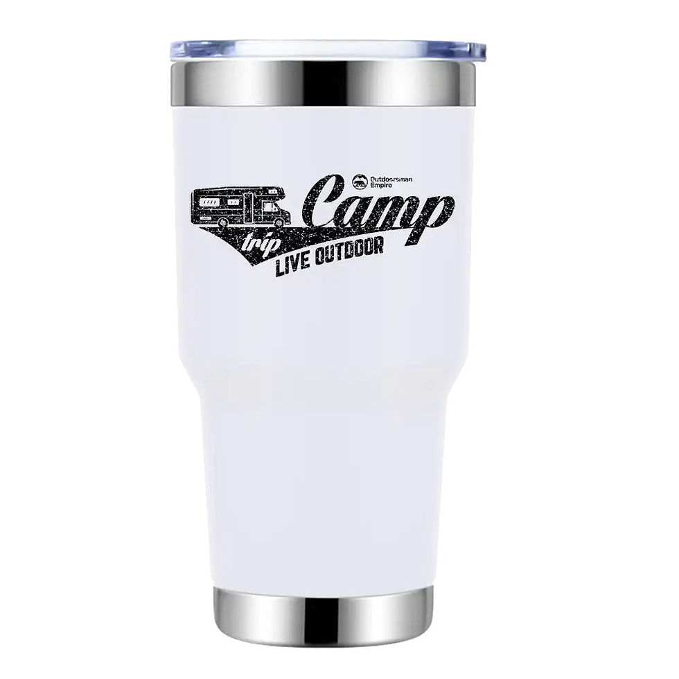 Thumbnail: Camp Trip Live Outdoor 30oz Insulated Vacuum Sealed Tumbler