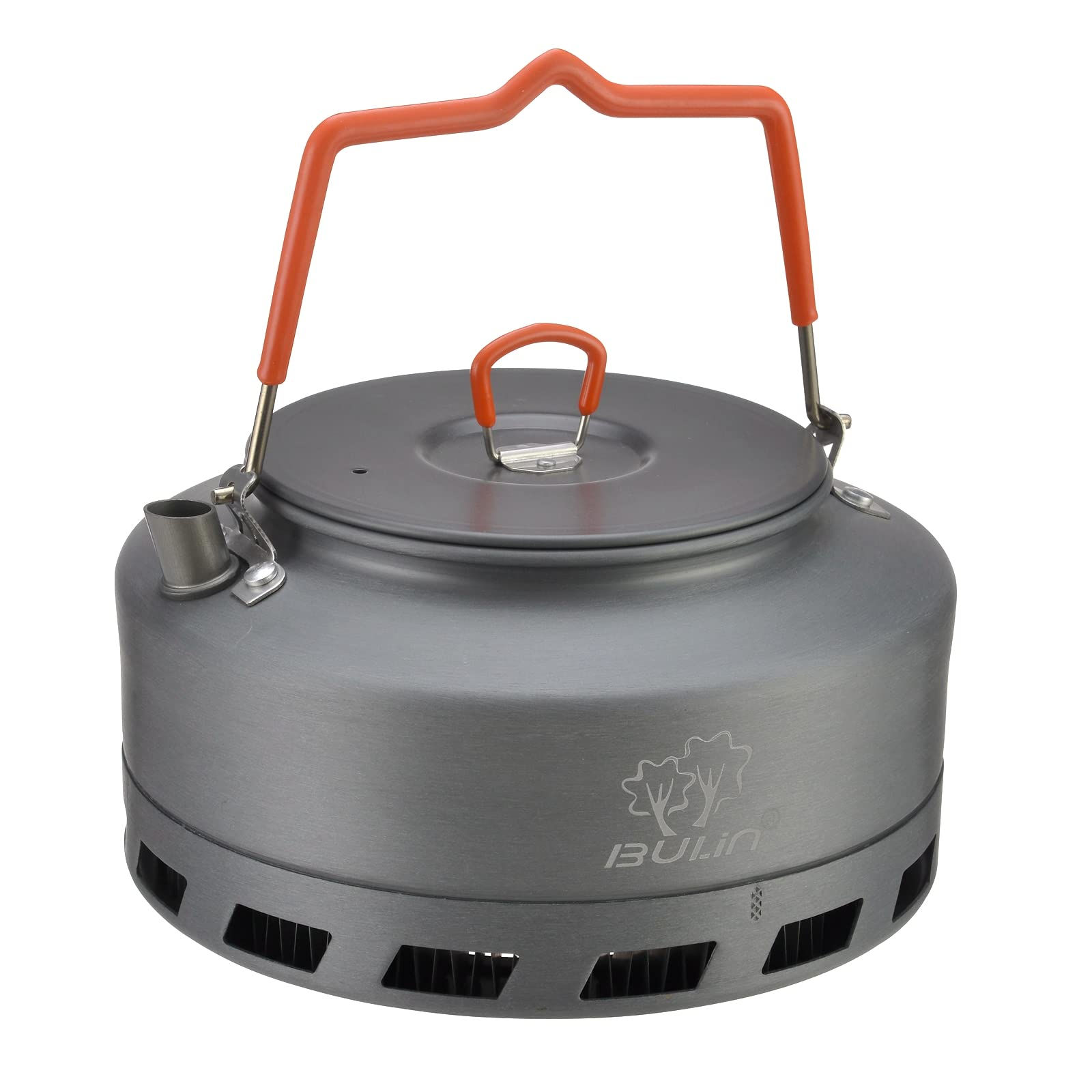 Bulin Camping Kettle 1.6L Heat Exchange Camp Tea Coffee Pot Lightweight Outdoor