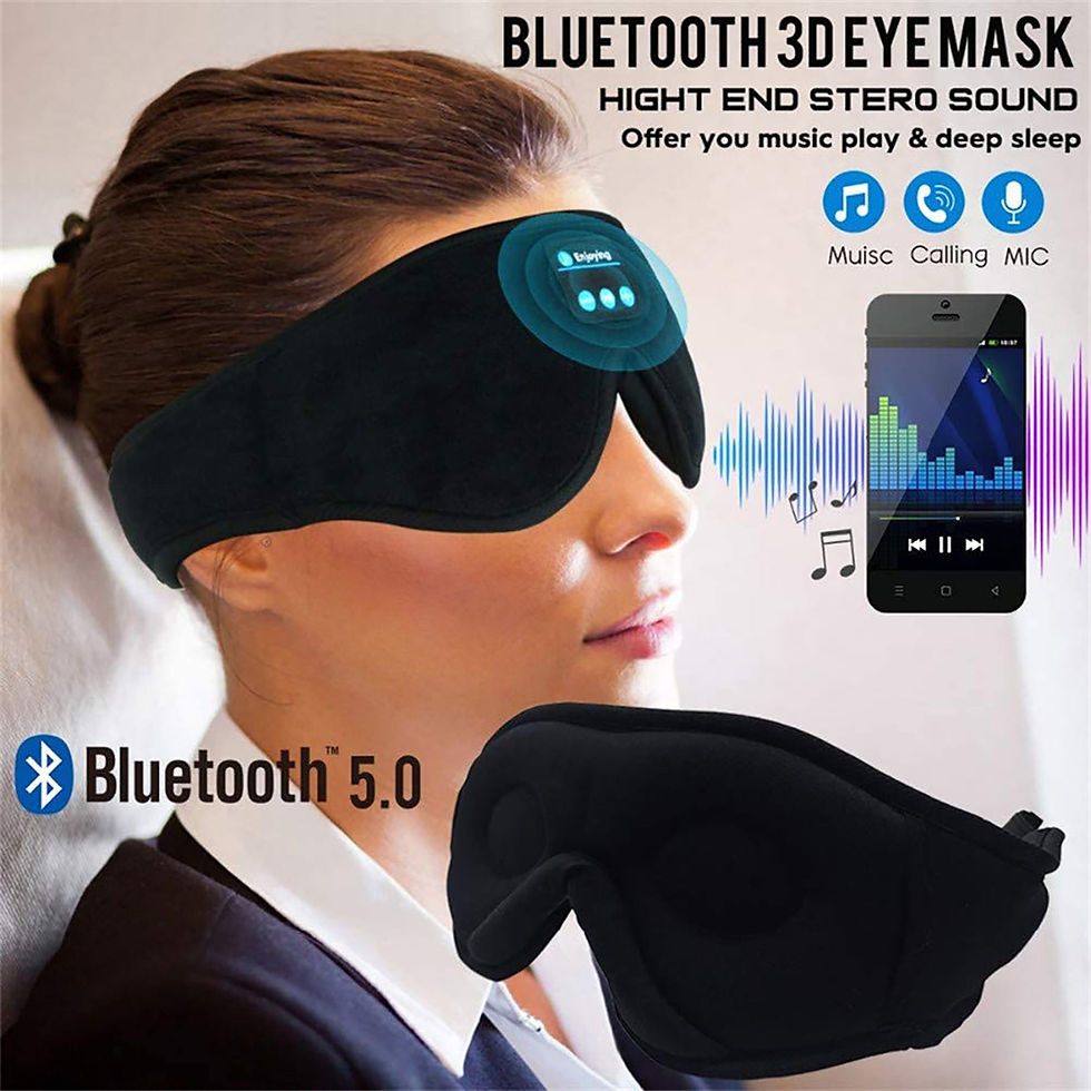 Thumbnail: Wireless Call Stereo Music Blackout Sleep Eye Mask