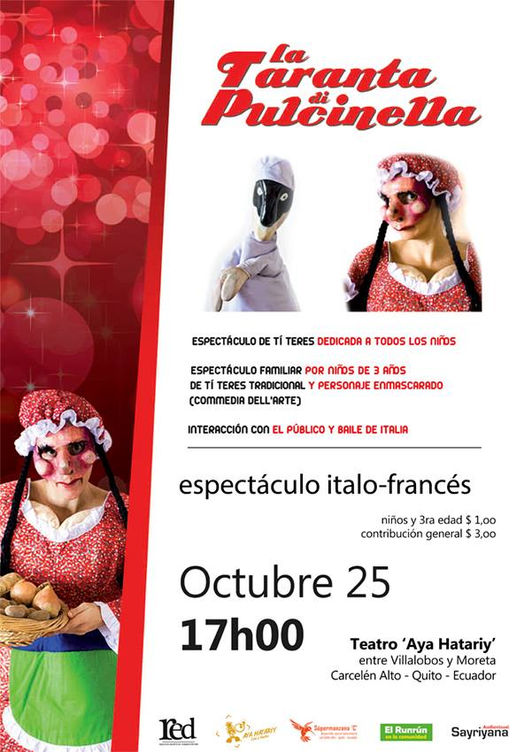 ¡SE VIENE TEATRO ITALO-FRANCÉS!