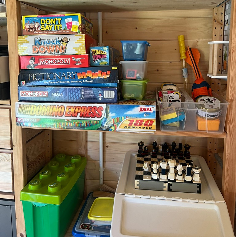 Therapy Board Games Shelf