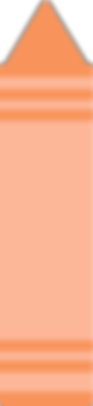 Orange crayon