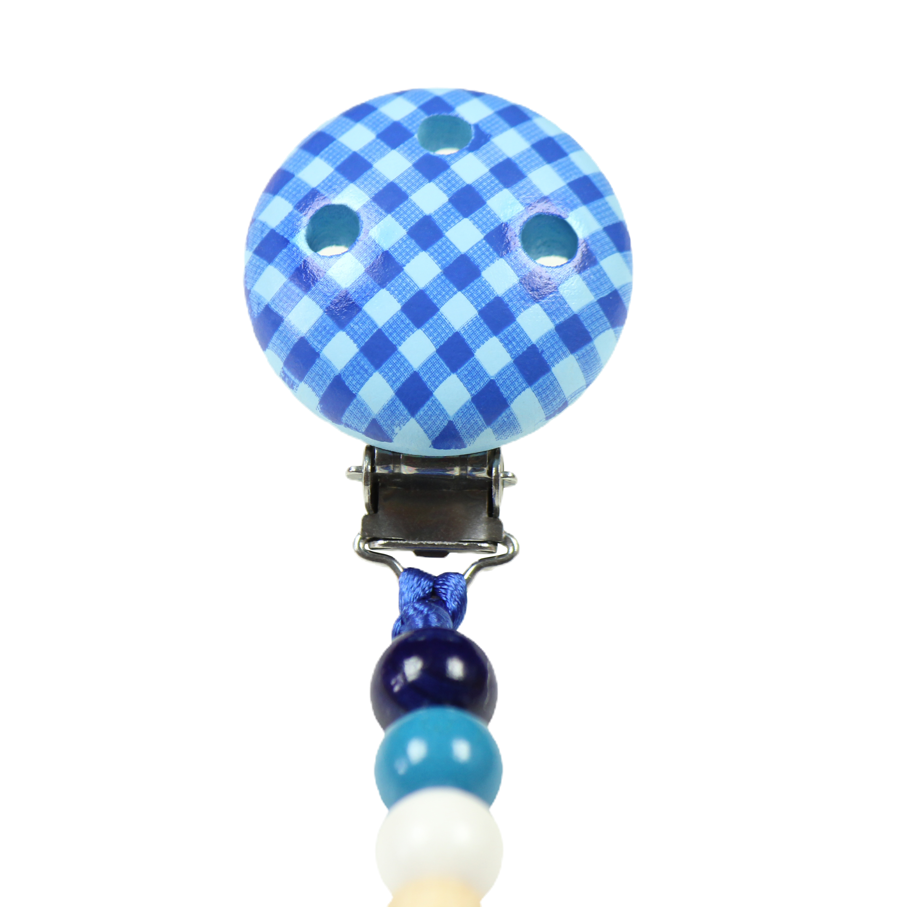 Clip - Donkerblauwe ruit