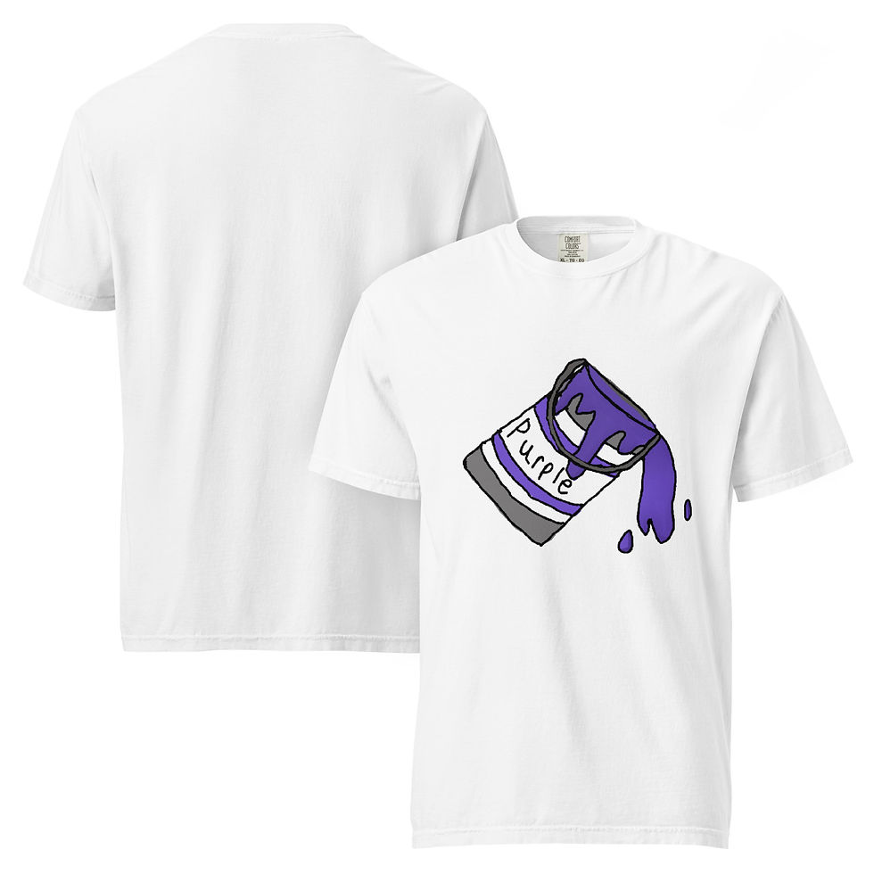 Thumbnail: Paint the world purple T-Shirt