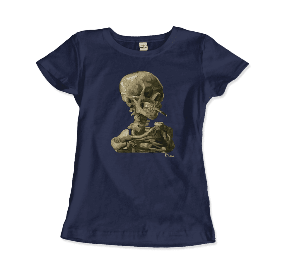 Thumbnail: Van Gogh Skull of a Skeleton With Burning Cigarette 1886 T-Shirt