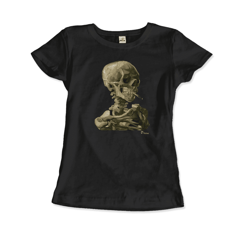 Thumbnail: Van Gogh Skull of a Skeleton With Burning Cigarette 1886 T-Shirt