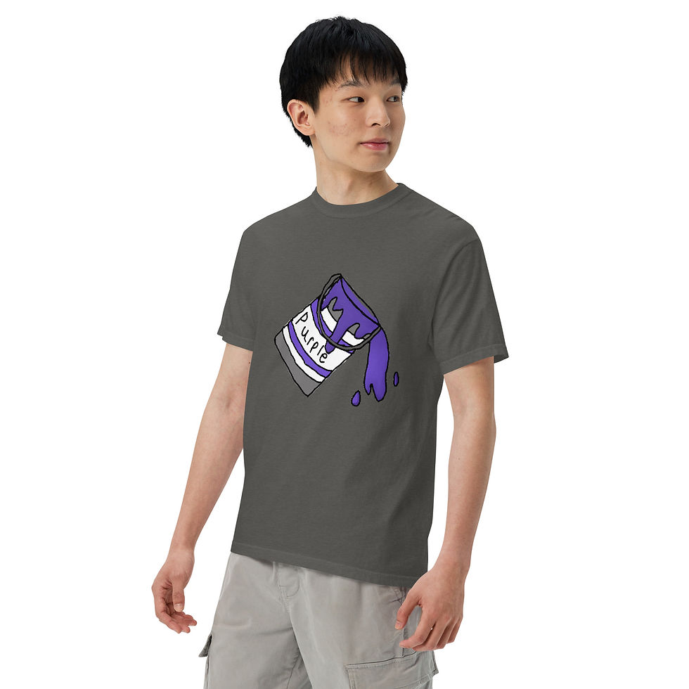 Thumbnail: Paint the world purple T-Shirt