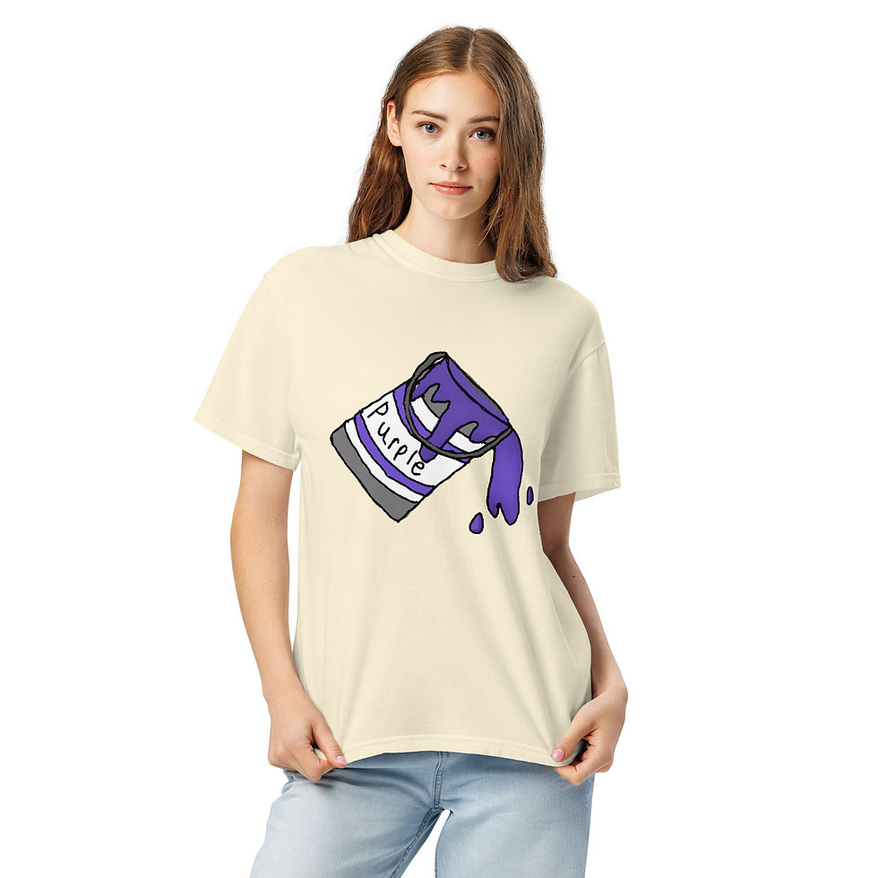 Thumbnail: Paint the world purple T-Shirt