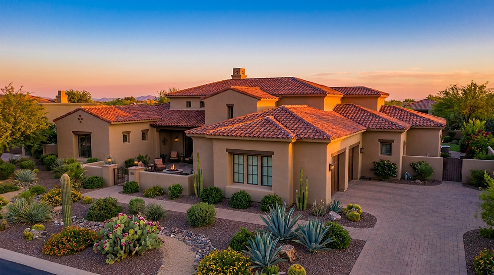 Well-maintained Arizona roof ready for every season