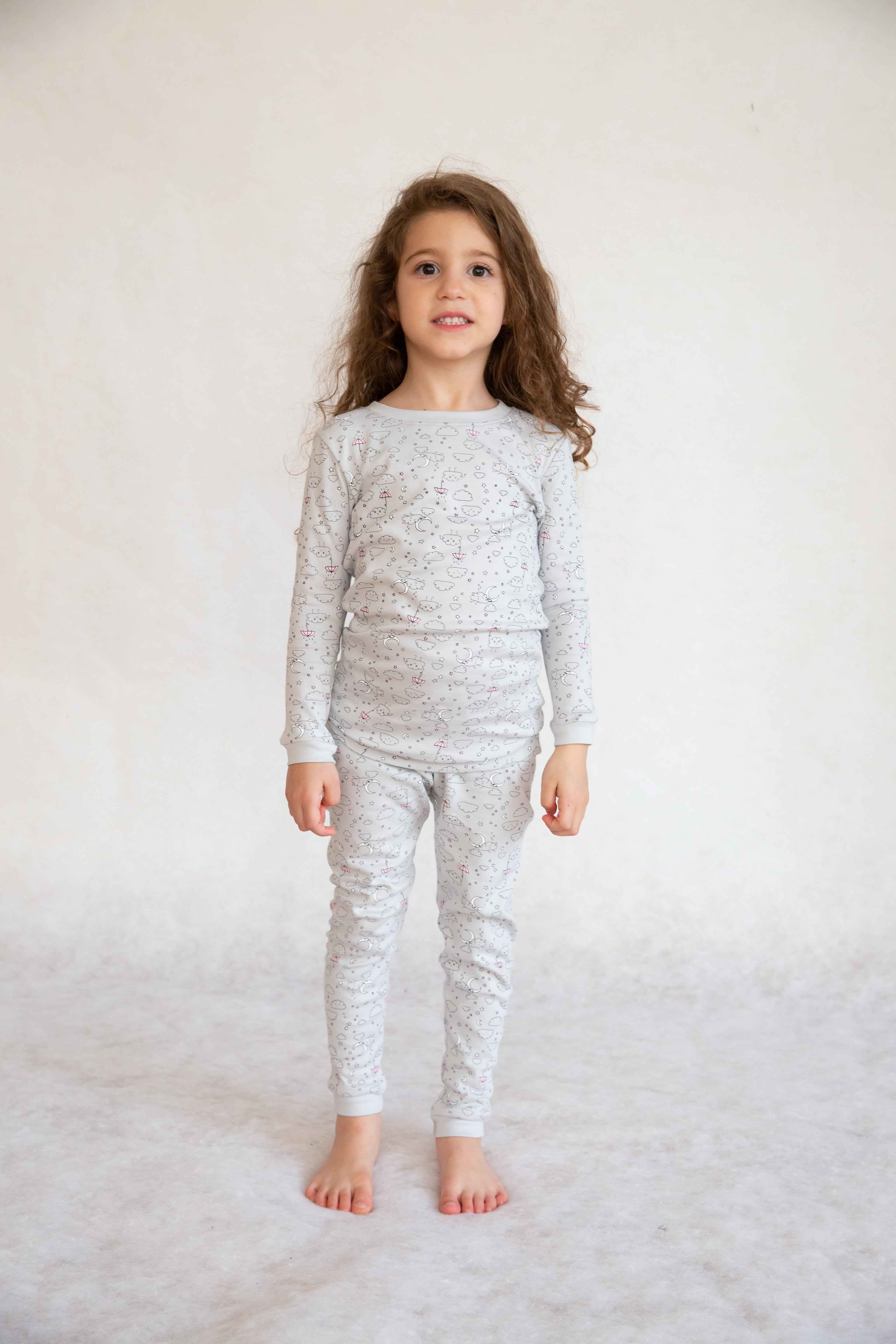 PIJAMA PIMA NUBES ROSA